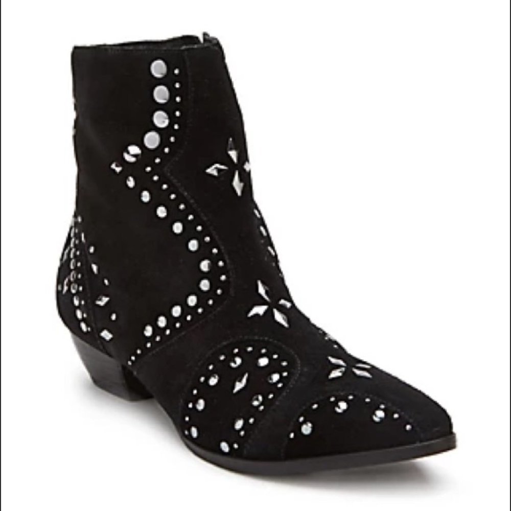 Free People Coconuts By Matisse Kirin Studded Ankle Boots Size 7.5